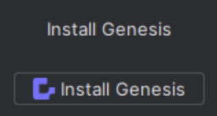 Genesis Install